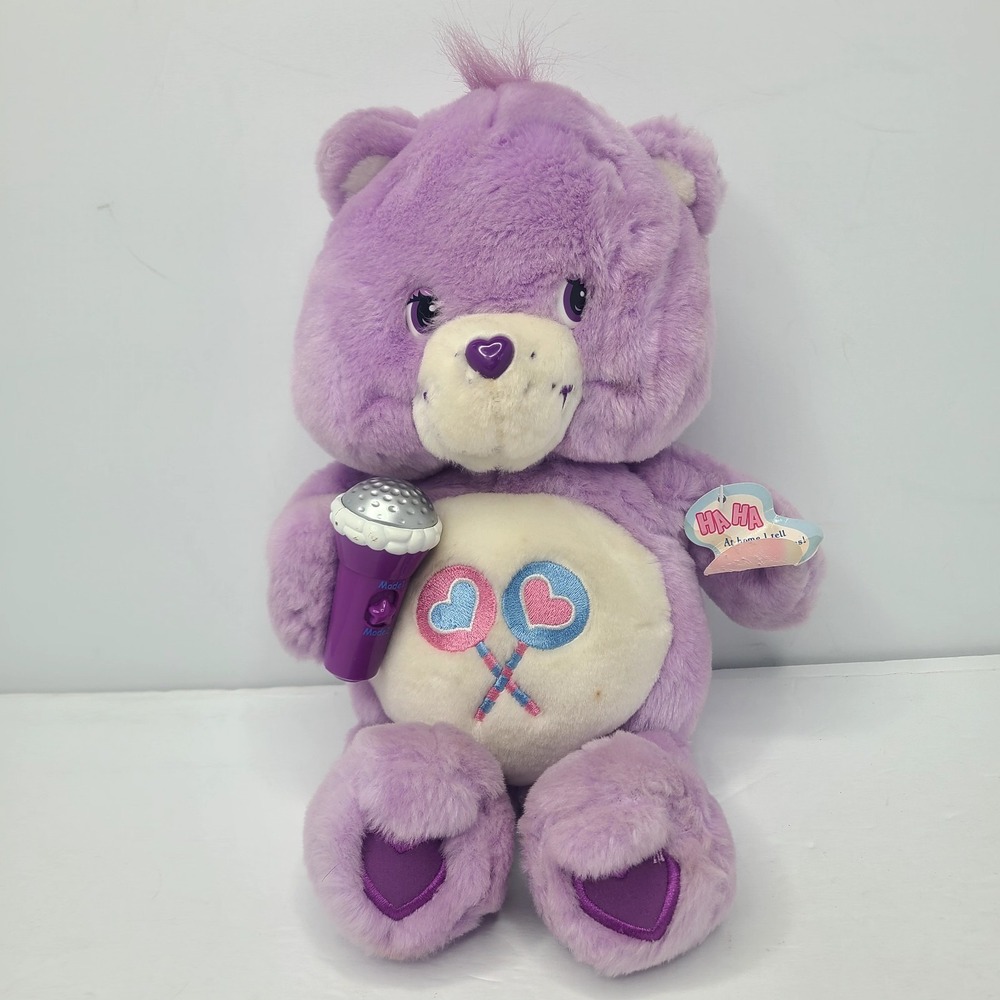 Vintage Care Bears Share Bear‎ Joke Bear Interactive Jokes and Giggles Plush